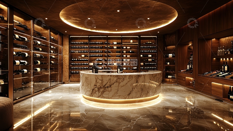 高清大图下载【趣麦麦图】高端酒窖设计