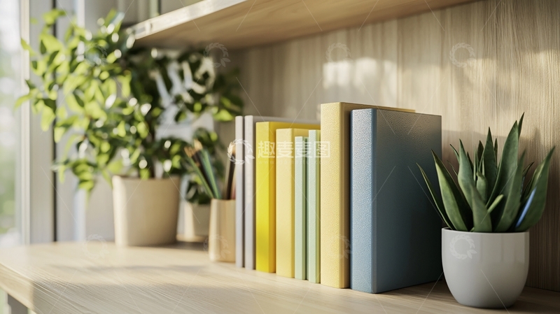 高清大图下载【趣麦麦图】书架