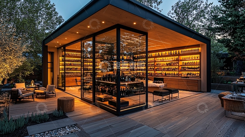 高清大图下载【趣麦麦图】户外酒窖