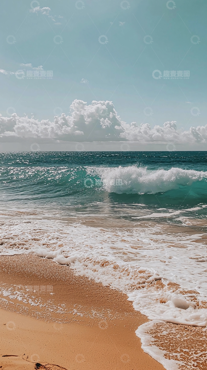 高清大图下载【趣麦麦图】阳光沙滩海浪29