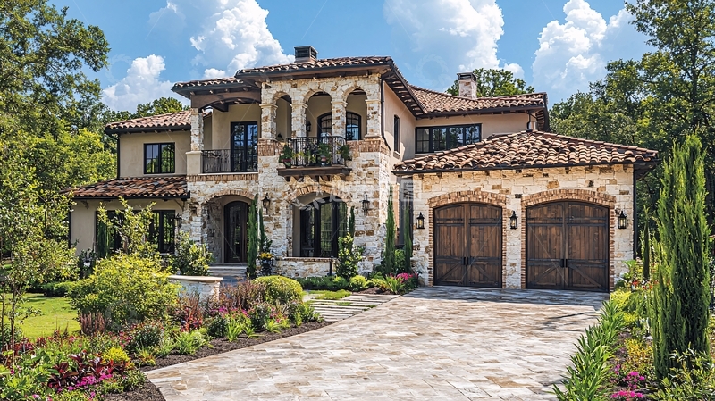 高清大图下载【趣麦麦图】地中海风格别墅