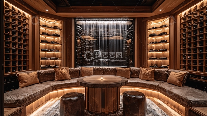 高清大图下载【趣麦麦图】豪华酒窖休息室