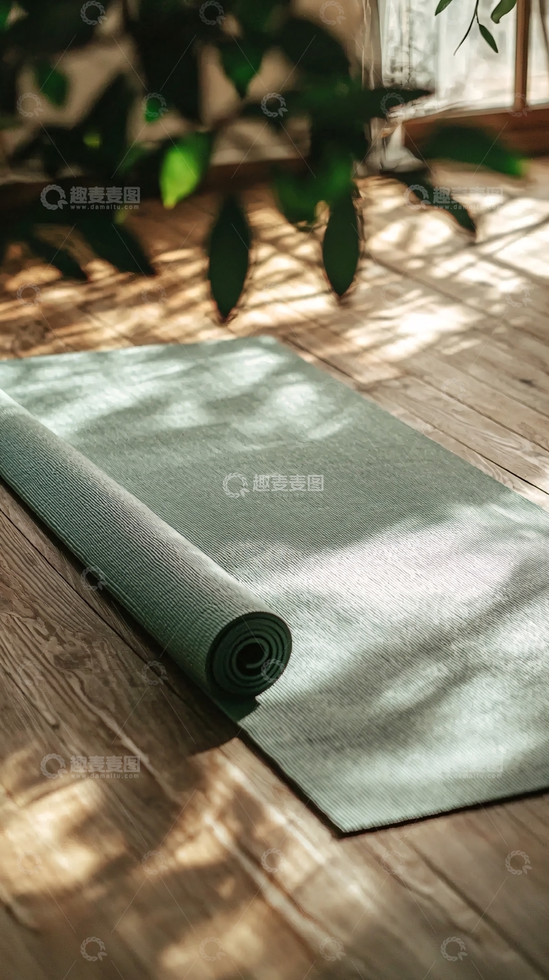 高清大图下载【趣麦麦图】瑜伽垫
