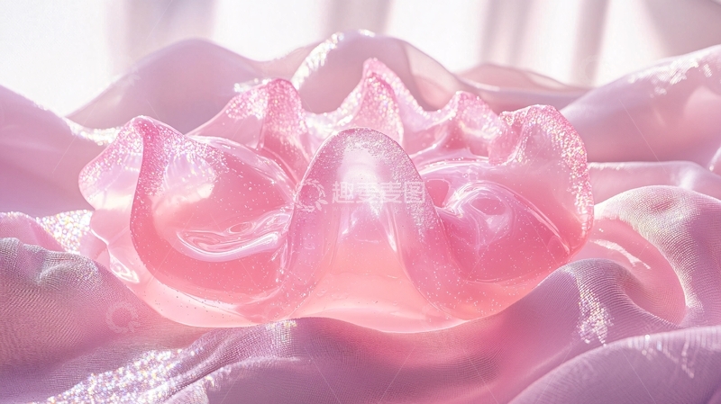 高清大图下载【趣麦麦图】粉色玫瑰花瓣特写