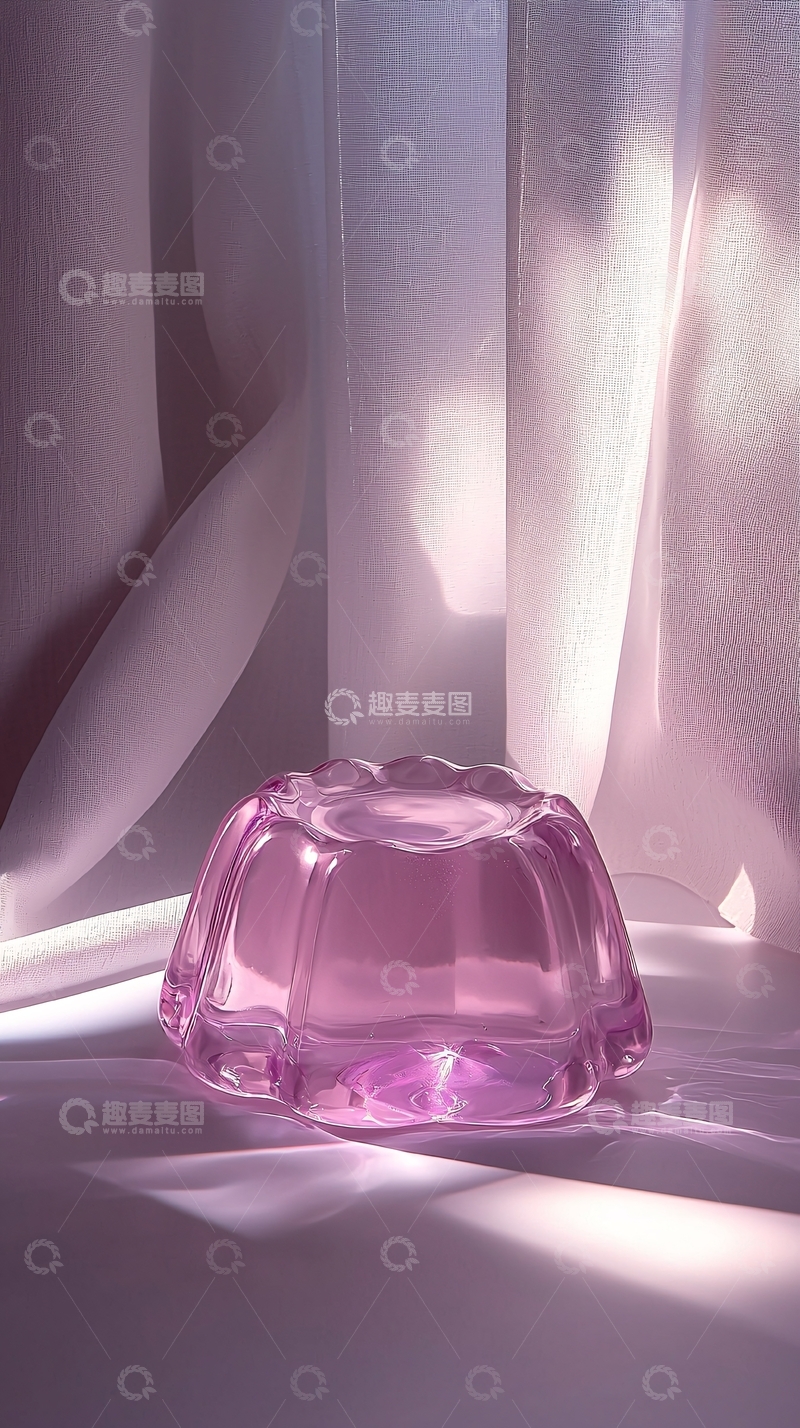 高清大图下载【趣麦麦图】粉色果冻