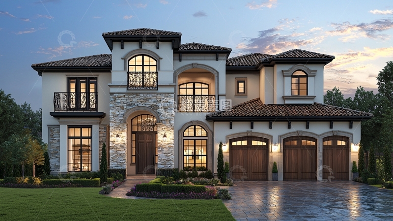 高清大图下载【趣麦麦图】别墅外观