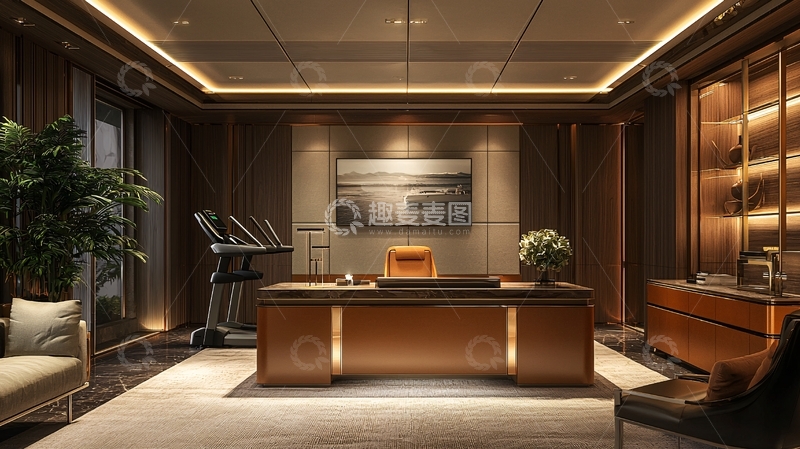高清大图下载【趣麦麦图】豪华现代办公室