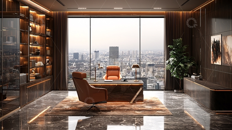 高清大图下载【趣麦麦图】豪华现代办公室