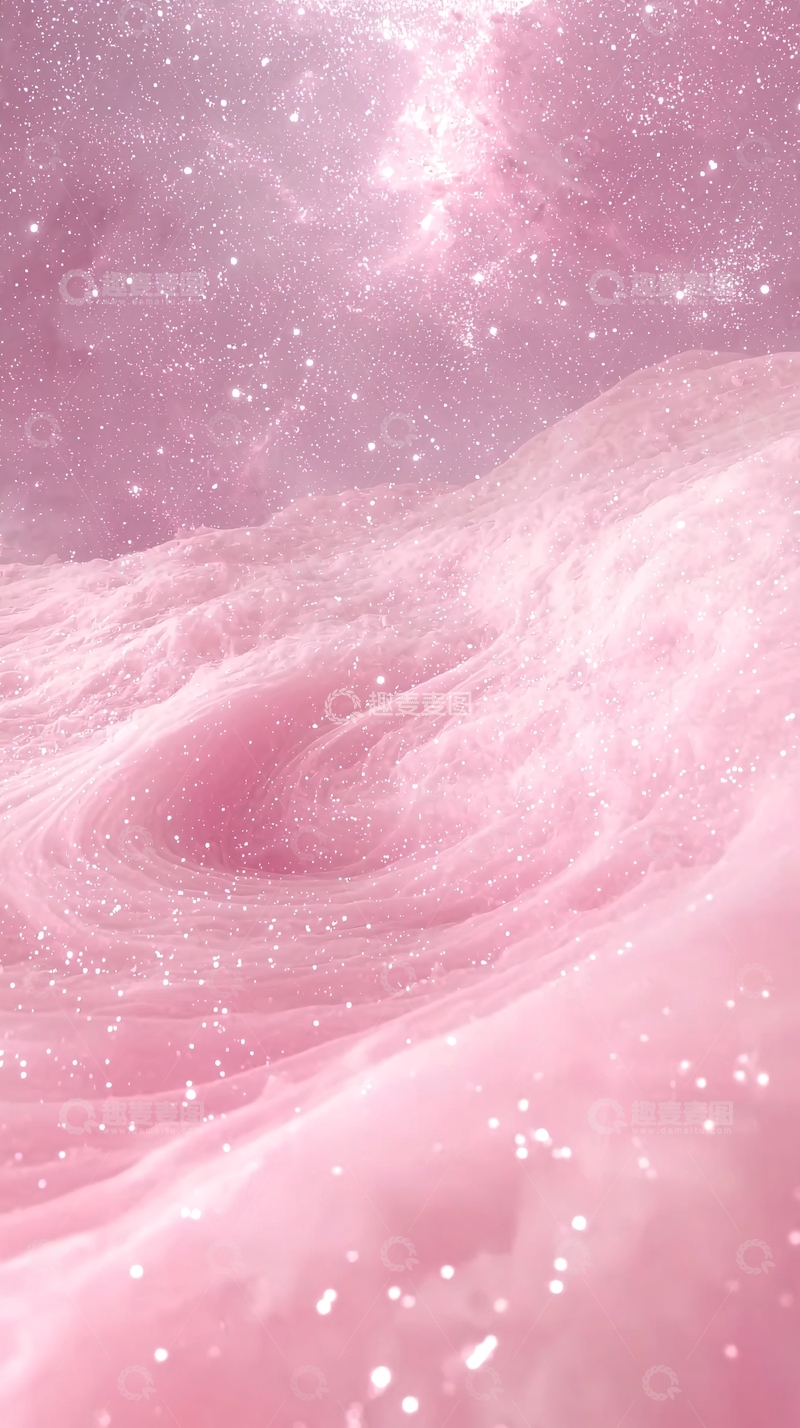 高清大图下载【趣麦麦图】粉色星球