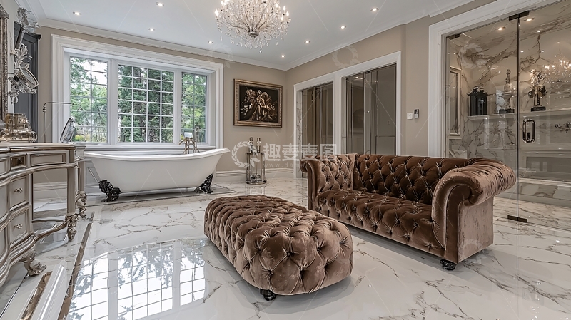 高清大图下载【趣麦麦图】豪华浴室室内设计