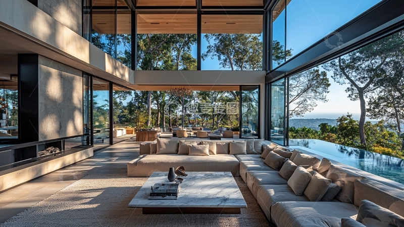 高清大图下载【趣麦麦图】豪华客厅