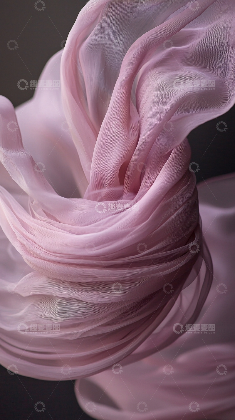 高清大图下载【趣麦麦图】粉色飘逸面料