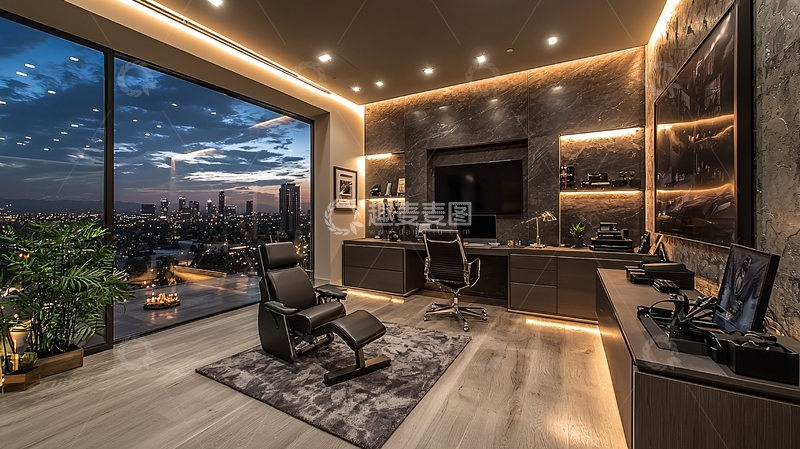 高清大图下载【趣麦麦图】极简现代风格高端商务办公室