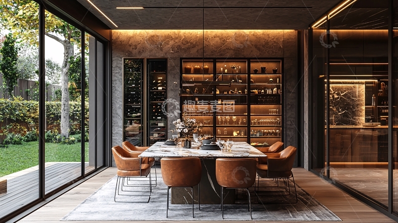 高清大图下载【趣麦麦图】现代简约餐厅