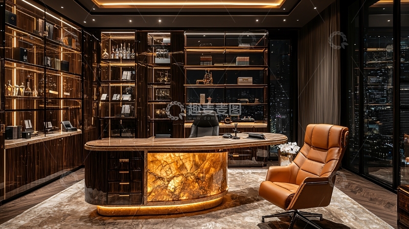 高清大图下载【趣麦麦图】豪华办公室