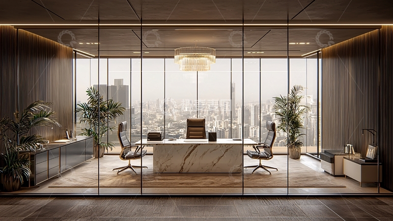 高清大图下载【趣麦麦图】现代简约高端办公室