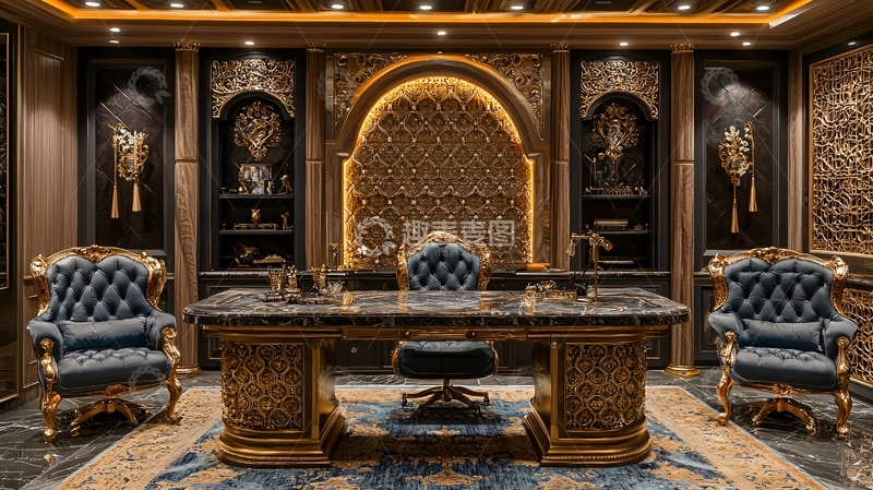 高清大图下载【趣麦麦图】豪华办公室室内设计