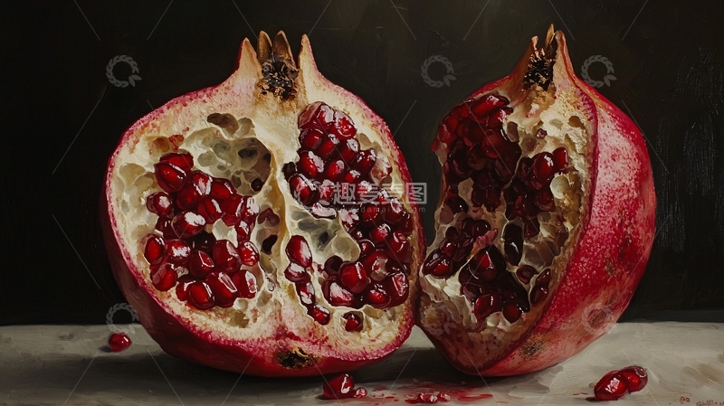 高清大图下载【趣麦麦图】石榴