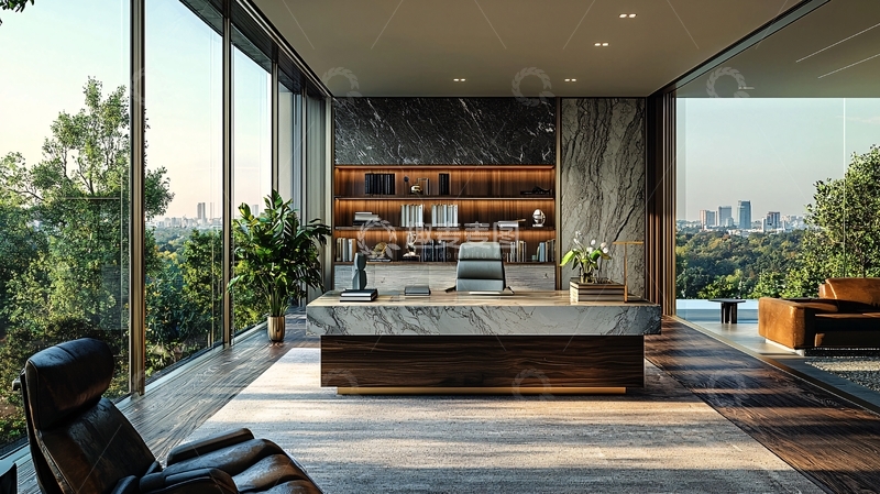 高清大图下载【趣麦麦图】现代简约办公室