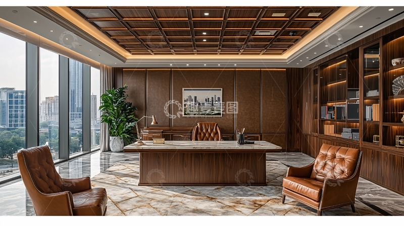 高清大图下载【趣麦麦图】豪华办公室室内设计