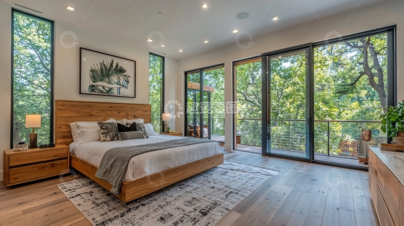 高清大图下载【趣麦麦图】现代简约卧室32