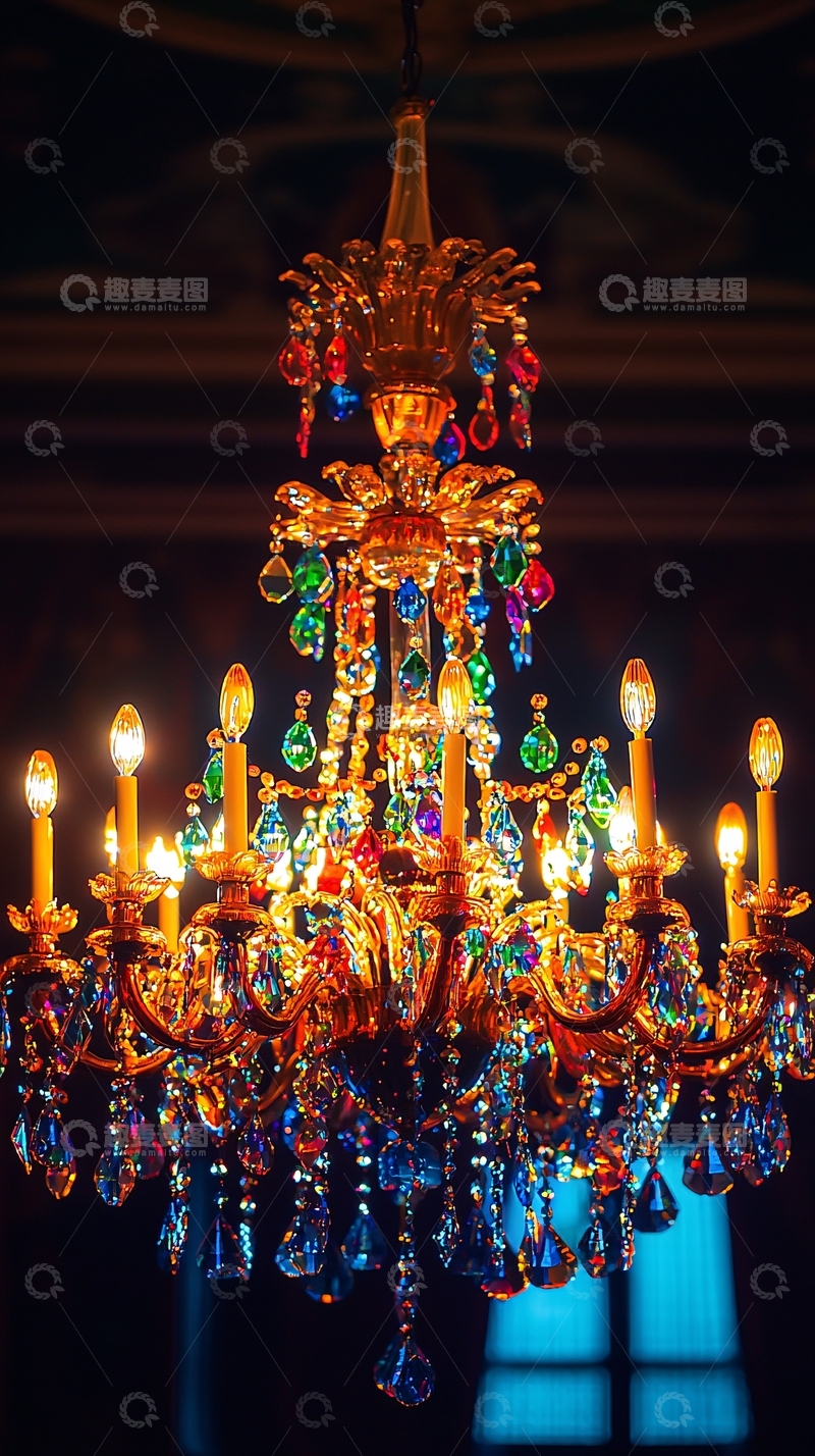 高清大图下载【趣麦麦图】奢华水晶吊灯