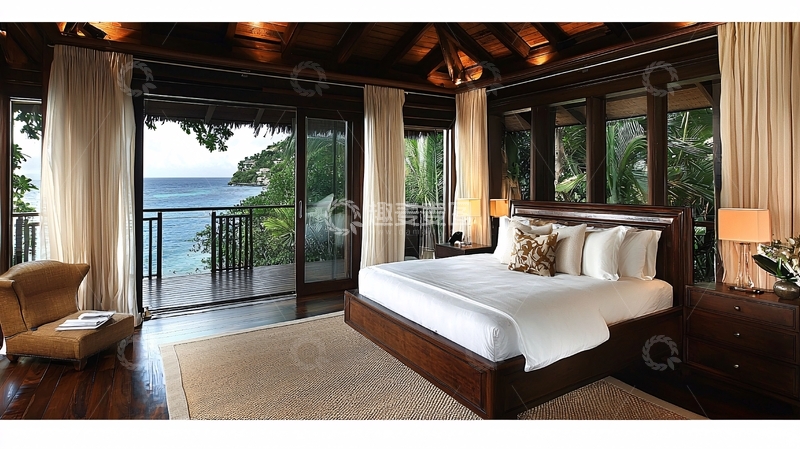 高清大图下载【趣麦麦图】豪华海景卧室