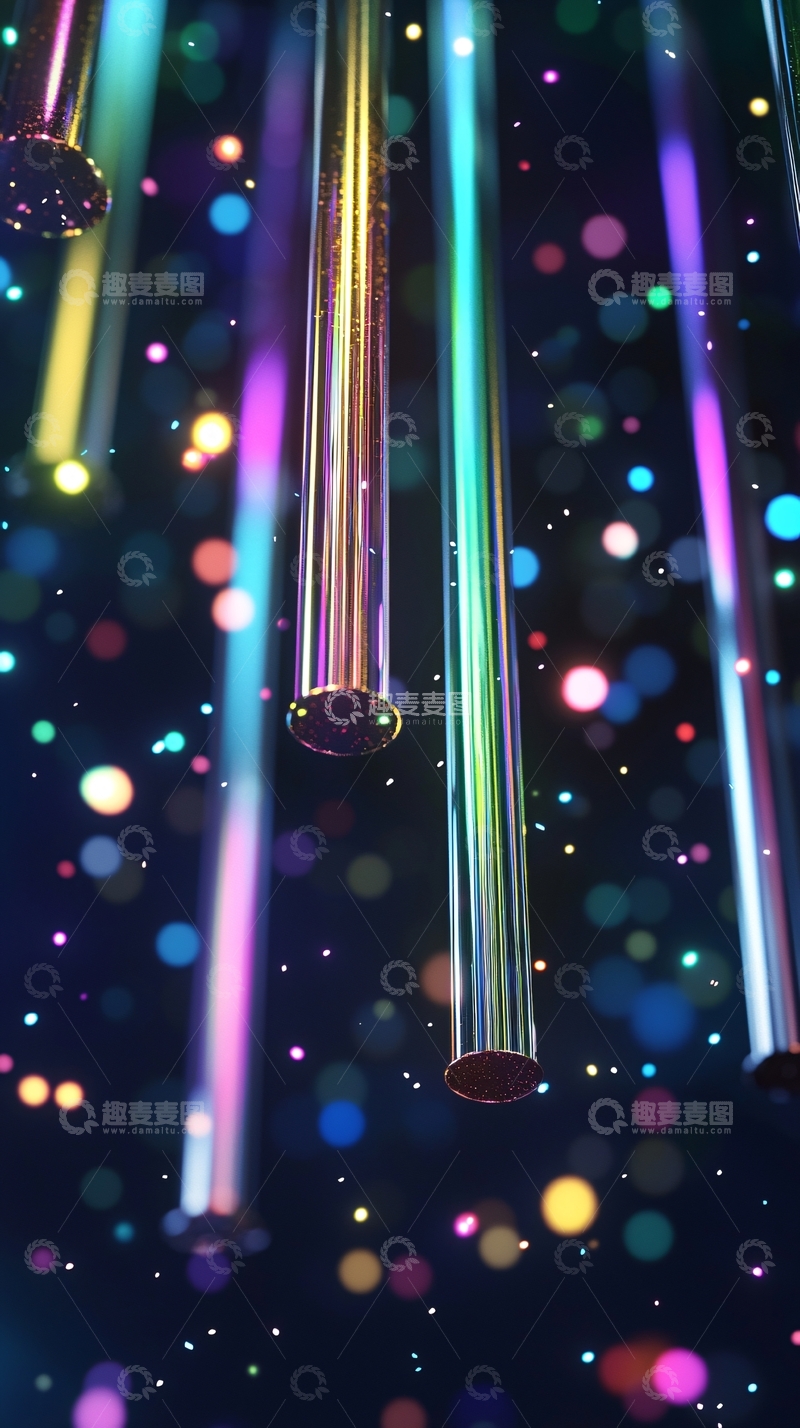 高清大图下载【趣麦麦图】彩色金属管