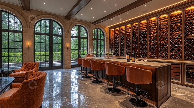 高清大图下载【趣麦麦图】高端酒窖装修设计