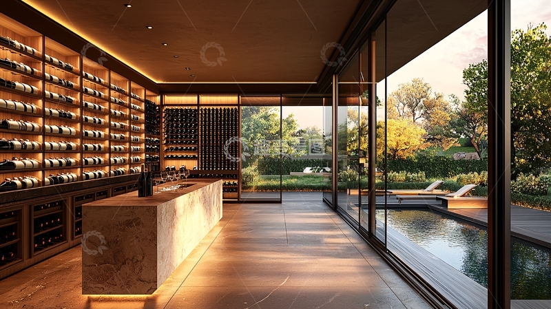 高清大图下载【趣麦麦图】奢华酒窖