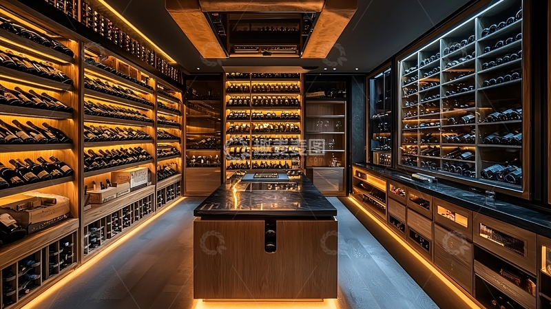 高清大图下载【趣麦麦图】高端私人酒窖