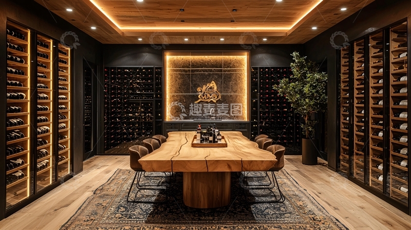 高清大图下载【趣麦麦图】豪华私人酒窖