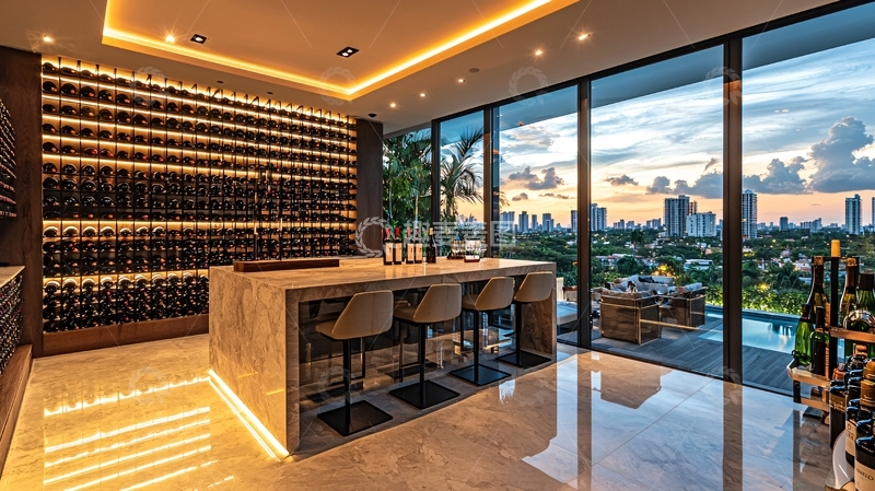 高清大图下载【趣麦麦图】豪华现代酒窖