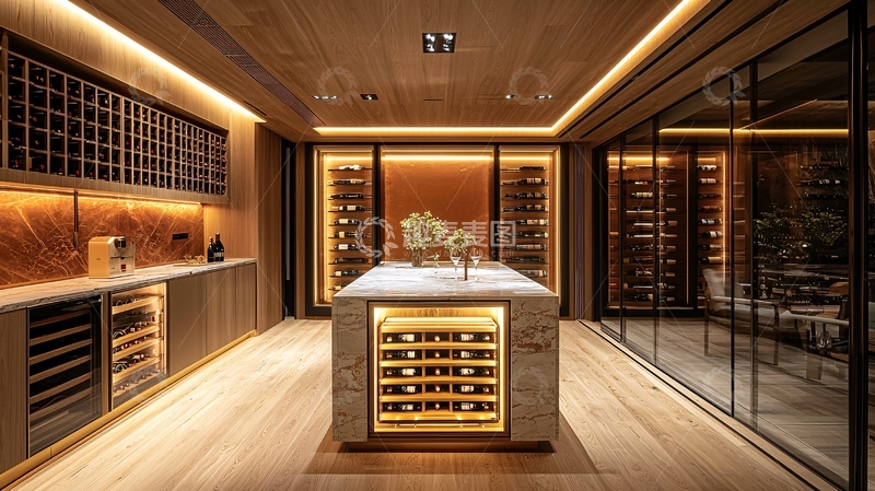 高清大图下载【趣麦麦图】高端私人酒窖