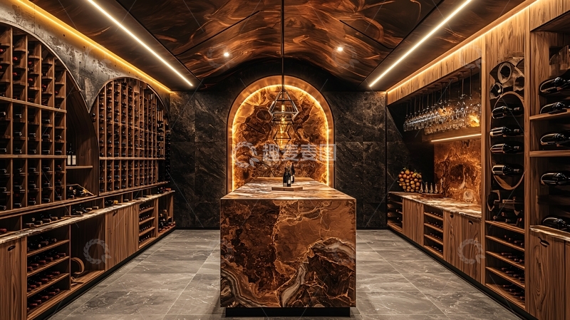 高清大图下载【趣麦麦图】豪华地下酒窖