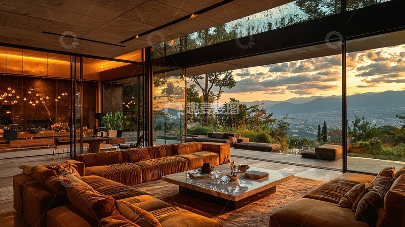 高清大图下载【趣麦麦图】豪华客厅