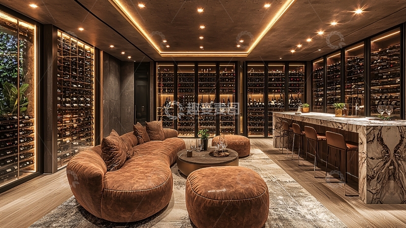 高清大图下载【趣麦麦图】高端私人酒窖