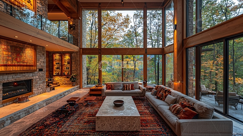 高清大图下载【趣麦麦图】豪华客厅