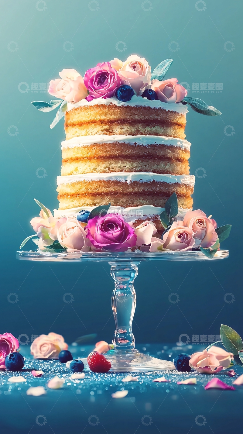 高清大图下载【趣麦麦图】裸蛋糕