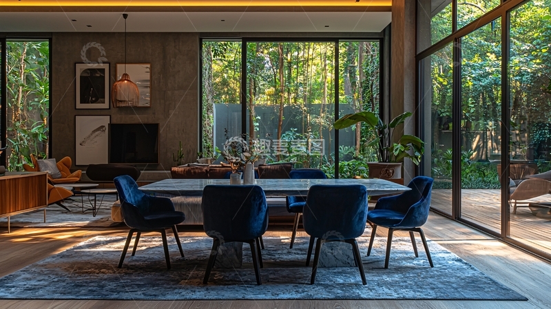 高清大图下载【趣麦麦图】现代简约风格餐厅