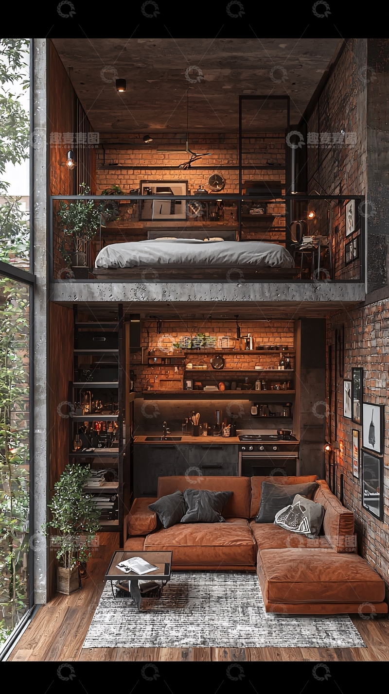 高清大图下载【趣麦麦图】loft公寓