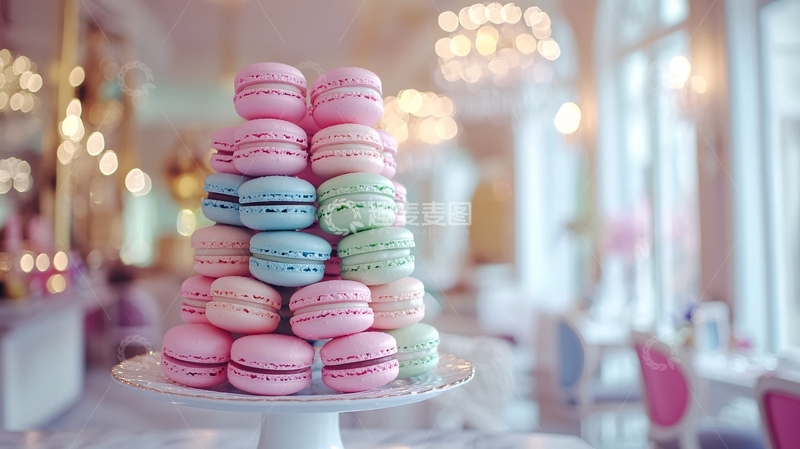 高清大图下载【趣麦麦图】马卡龙塔