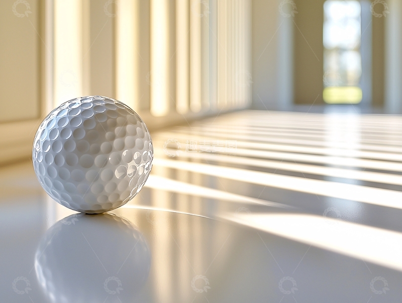 高清大图下载【趣麦麦图】高尔夫球室内光影