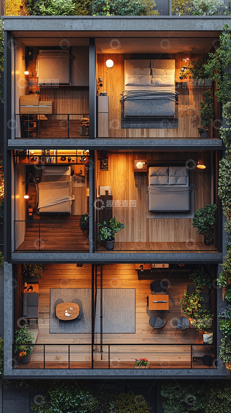 高清大图下载【趣麦麦图】鸟瞰图