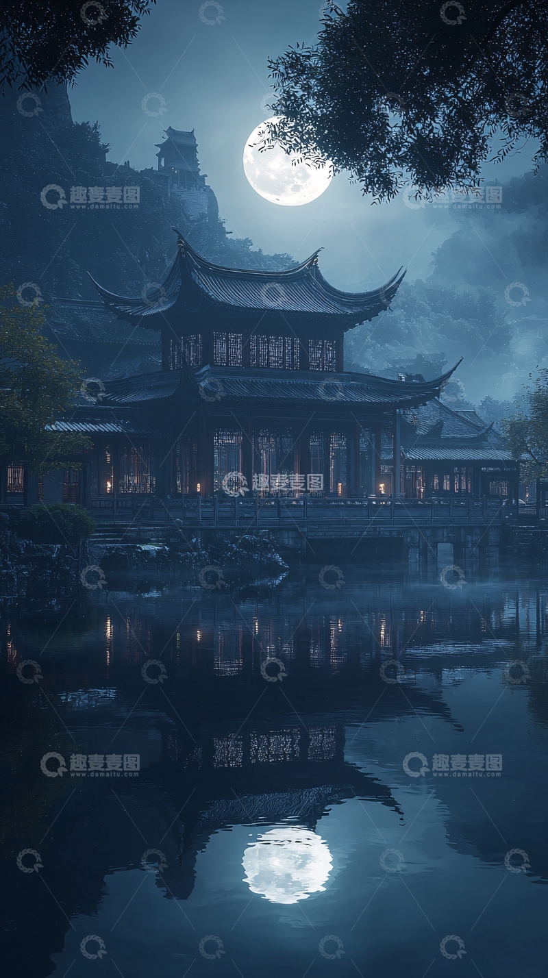 高清大图下载【趣麦麦图】水墨江南