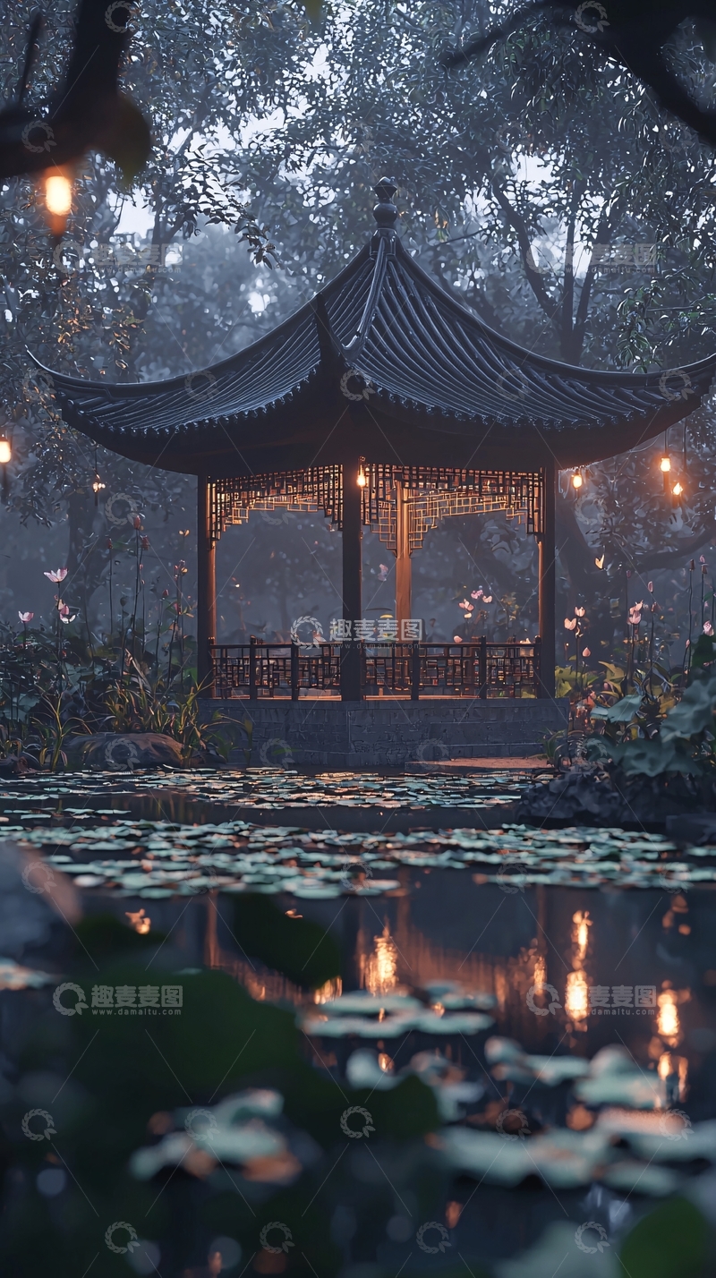 高清大图下载【趣麦麦图】水墨江南