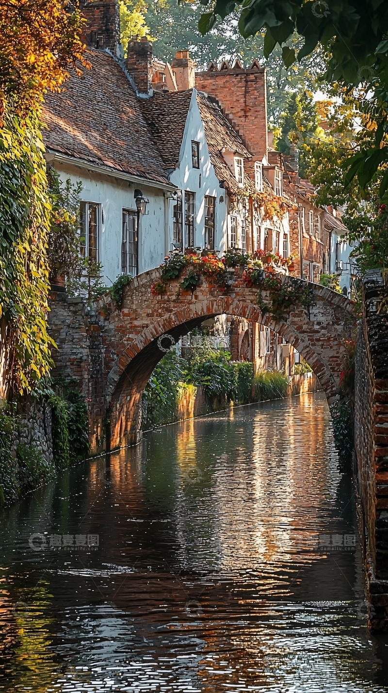高清大图下载【趣麦麦图】古色古香的欧洲小镇