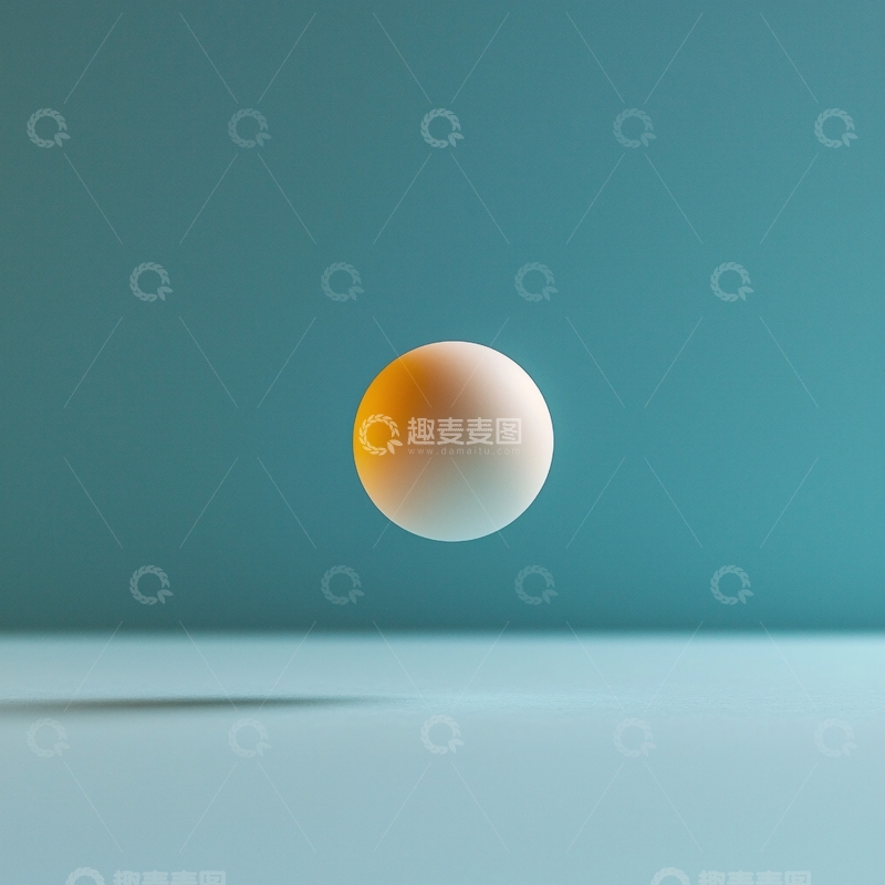 高清大图下载【趣麦麦图】-悬浮球体简约背景