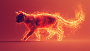 燃烧的猫
