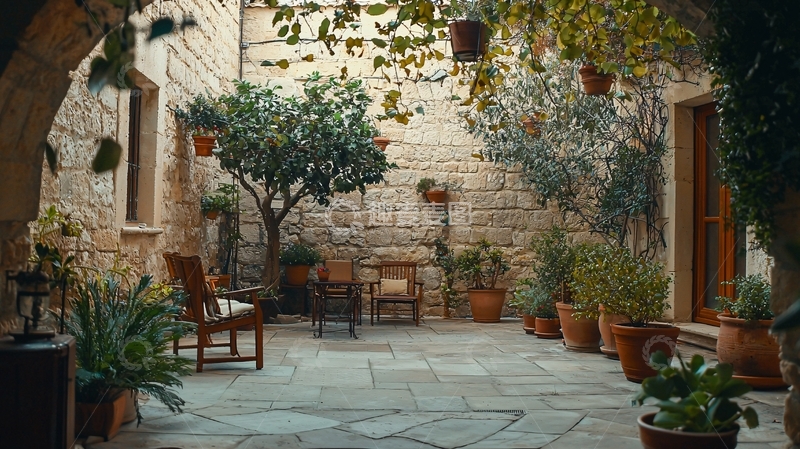 高清大图下载【趣麦麦图】庭院